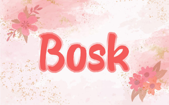 Bosk: The Script Font That Brings Authenticity to Your Brand