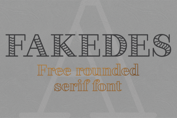 Fakedes: Where Classy Serif Typography Meets Modern Design