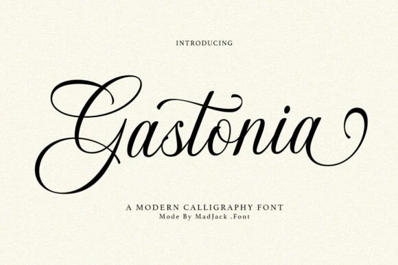 Gastonia Script: A Typeface for Effortless Elegance