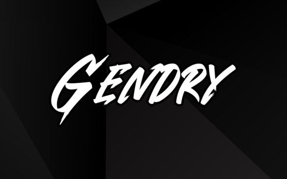 Gendry: A Display Font with a Brushed, Creative Edge