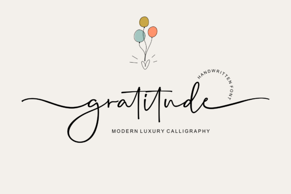 Gratitude Font: A Beautiful Script for Modern Designers
