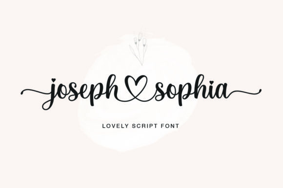 Joseph Sophia: A Handwritten Font for Elegant, Personal Design
