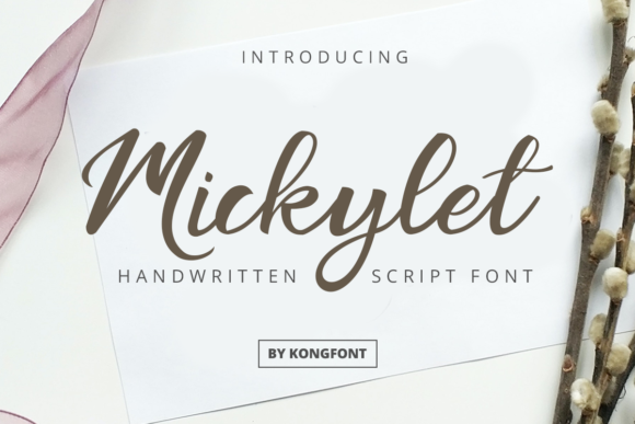 Mickylet: The Playful Script Font for Modern Creatives