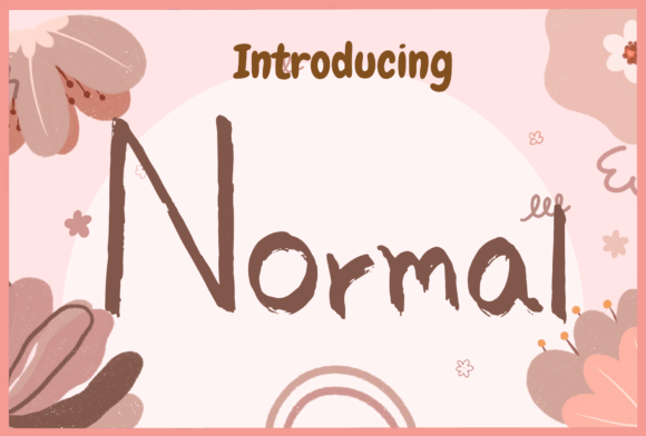 Normal: The Handwritten Font for Every Creative Project