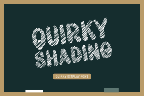 Quirky Shading: A Font That Brings Personality to Every Project