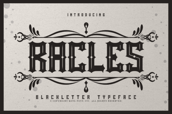 Rackles: The Modern-Vintage Font for Bold Branding