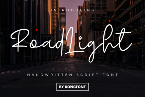 Road Light: A Font That Feels Like a Friendly Wave