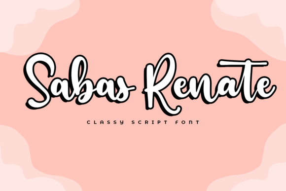 Sabas Renate: The Handwritten Font for Authentic Brand Stories