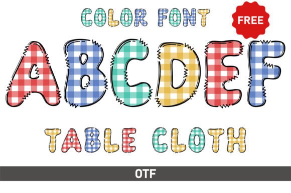 Table Cloth: A Playful Font for Creative Branding