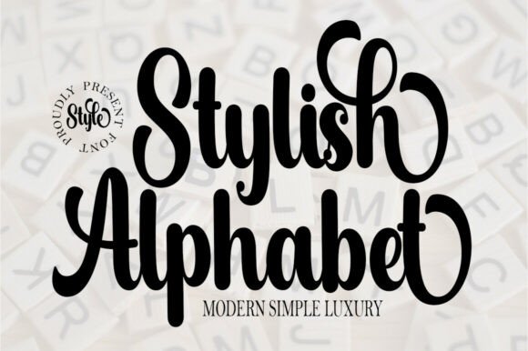 The Gentle Power of the Stylish Alphabet Font