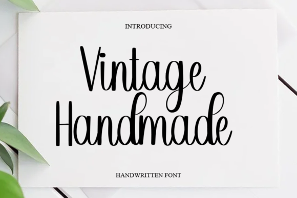 Vintage Handmade: A Typeface That Tells Your Story