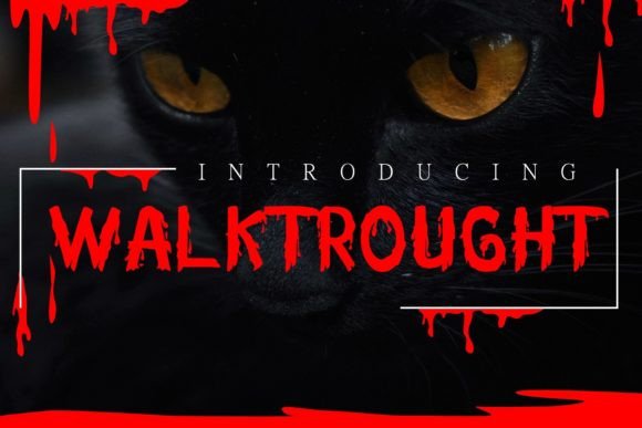 Walktrought: The Spooky Display Font for Creative Projects