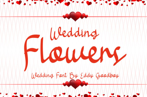 Wedding Flowers: A Script Font for Elegant, Flowing Designs
