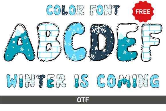 Winter is Coming: A Playful Font for Creative Projects